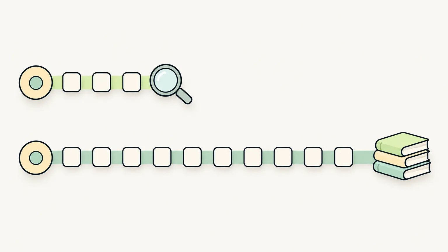 Live search answers move in days, trained models in months