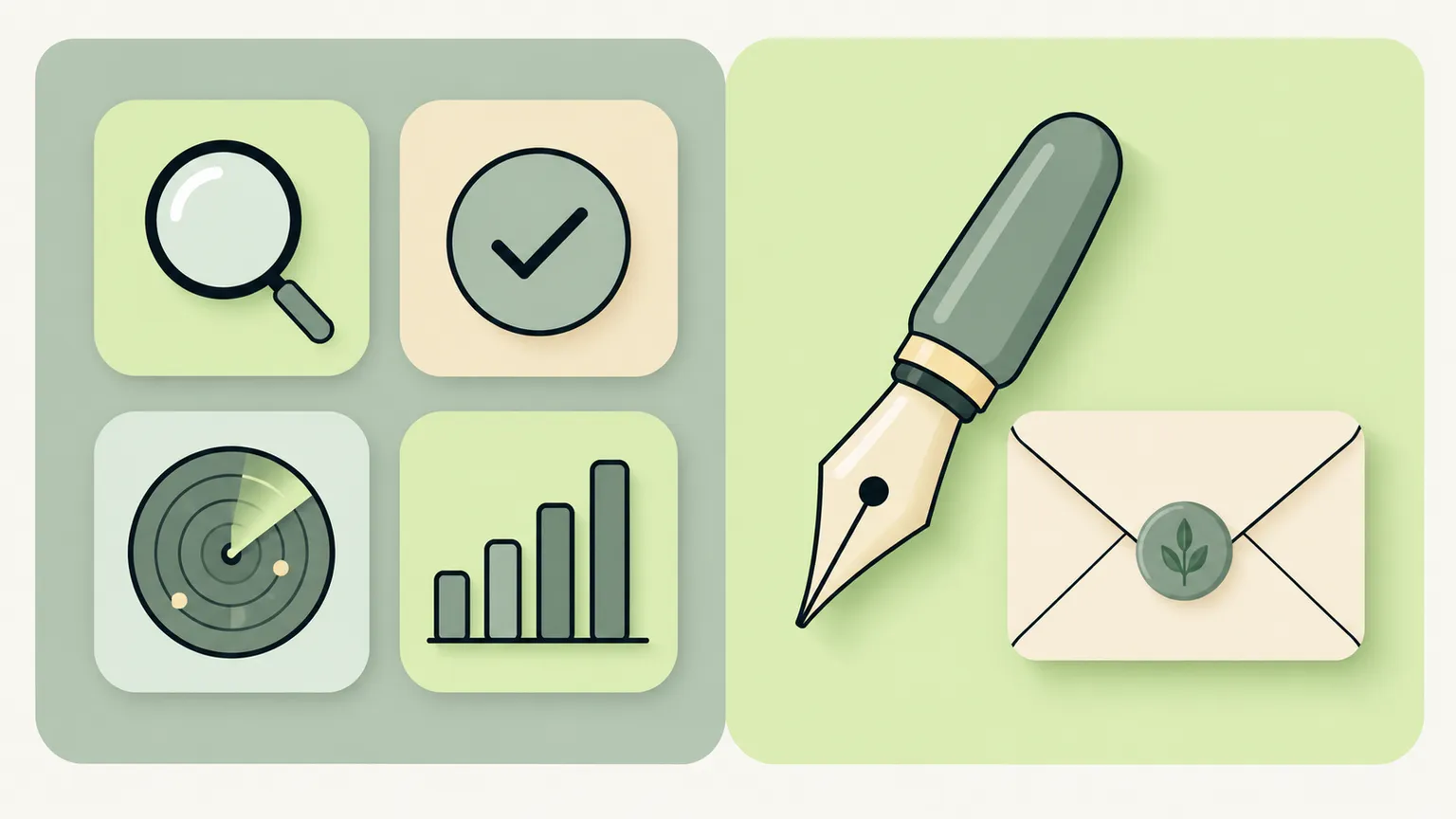 Software does the search and counting, a person writes and signs