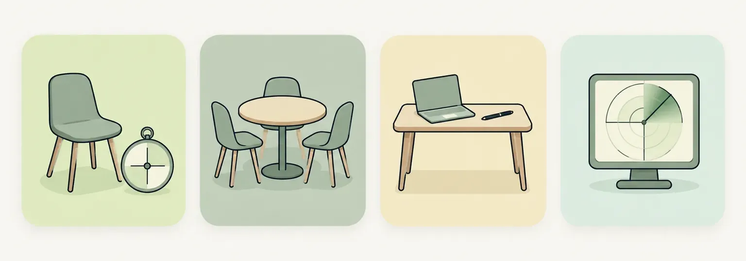 Four options side by side, a consultant, an agency, a freelancer and software
